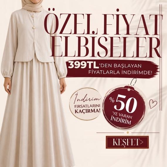 indirimli elbise