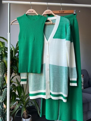 ALAARE TRİKO ÜÇLÜ TAKIM A8-4-8022-54-BENETTON - 