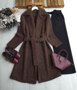 BAYS KEMERLİ ÇİFT CEP KAŞE KAP 3207-37-KAHVE - 