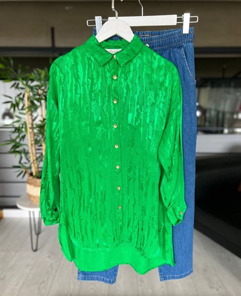 BEGA VARAKLI GÖMLEK TUNİK B10-3-23311-54-BENETTON - 1