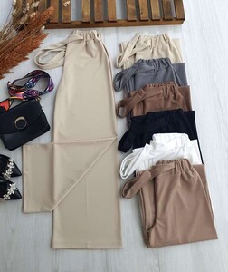 BOL PAÇA BELİ LASTİKLİ PANTOLON A10-5-6023-34-BEJ - 