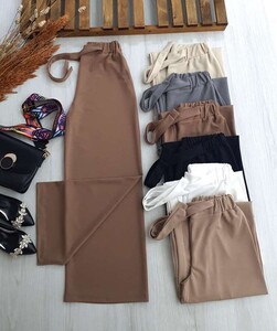 BOL PAÇA BELİ LASTİKLİ PANTOLON A10-5-6023-25-VİZON - 