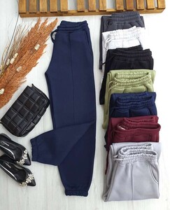 COLS DİKİŞ ÇİZGİLİ ÜÇ İPLİK ŞARDONLU PANTOLON 6051-12-LACİVERT - 