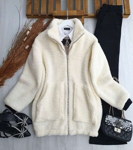 DORVA YAN CEPLİ ASTARLI PELUŞ KAP MONT A10-2-3187-22-TAŞ - 