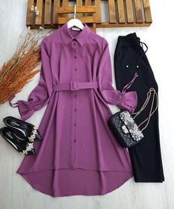 EKSA KEMERLİ SALAŞ AYROBİN TUNİK B4-2-1449-61-ROSE - 