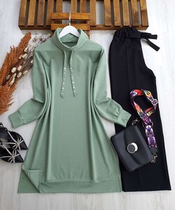 ELAS TAŞ İŞLEMELİ SALAŞ TUNİK A9-2- 5262-08-MİNT - 