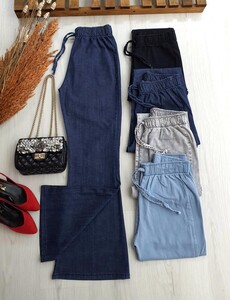 ELPA BELİ LASTİKLİ İSPANYOL PAÇA KOT PANTOLON A9-0-6031-57-KOYU KOT - 