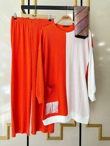 FALPA CEP PÜSKÜLLÜ SALAŞ İKİLİ TAKIM A5-2-1454-15-ORANJ - 