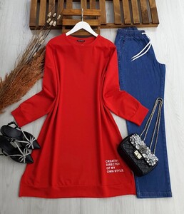 FEPS ALTI YAZILI SALAŞ TUNİK B2-5-5346-03-KIRMIZI - 