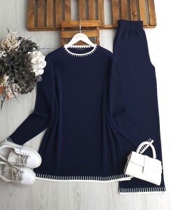 FOLEM PİYANO DESENLİ TRİKO TAKIM A3-2- 8148-12-LACİVERT - 