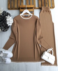 FOLEM PİYANO DESENLİ TRİKO TAKIM A3-2- 8148-48-BİSKÜVİ - 