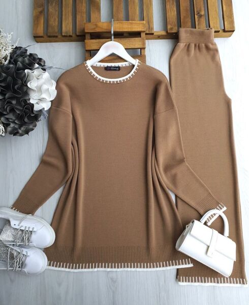 FOLEM PİYANO DESENLİ TRİKO TAKIM A3-2- 8148-48-BİSKÜVİ - 1