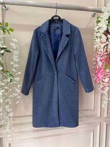 GUVA KIVRIK YAKA TEK DÜĞME DİYAGONAL KAŞE KABAN C2-3164-11-İNDİGO - 