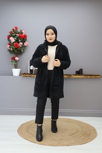 HASELLİ PELUŞ MONT C3- 3116--01-SİYAH - 