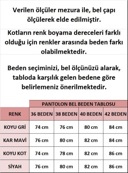 HELSAY MOM KOT PANTOLON A5-6-6083-96-KOYU GRİ - 2