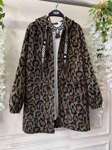 HUNLS LEOPAR DESENLİ KISA KAP B8-5-3178-37-KAHVE - 
