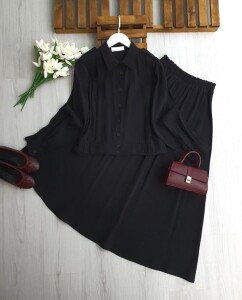 LUVYES ÖNÜ NEVRULU CUPRA ETEKLİ TAKIM A5-4-1724-01-SİYAH - 1