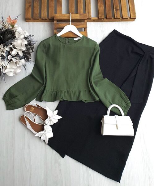 KELD ALT FIRFIRLI MÜSLÜM GÖMLEK A10-2-5522-09-HAKİ - 1