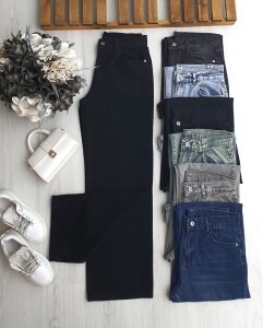 KEZYE PALAZZO KOT PANTOLON A7-4-6082-01-SİYAH - 1