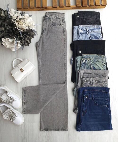 KEZYE PALAZZO KOT PANTOLON A7-4-6082-26-GRİ - 1