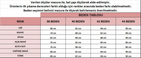 KEZYE PALAZZO KOT PANTOLON 6082-37-KAHVE - 2