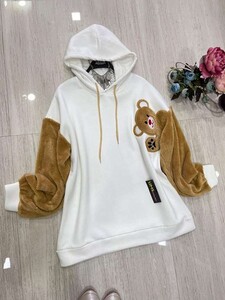 KOL AYICIK ÜÇ İPLİK SWEAT 5246-20-BEYAZ - 