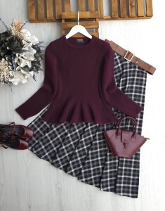 LODA PRENSES YUMOŞ KAZAK 8186-04-BORDO - 1