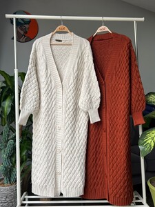 MERS SAÇ ÖRGÜ TRİKO HIRKA 8045-22-TAŞ - 