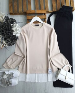 MİLSA ETEK UCU PİLİSELİ SALAŞ TUNİK B3-6-5616-22-TAŞ - 1