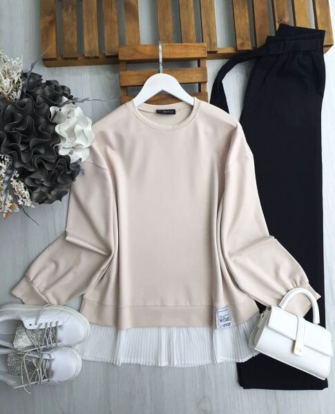 MİLSA ETEK UCU PİLİSELİ SALAŞ TUNİK B3-6-5616-22-TAŞ - 1