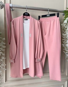 NERGİ KOL VE ÖN İŞLEME TAŞLI ÜÇLÜ TAKIM B11-5-1520-16-GÜL - 