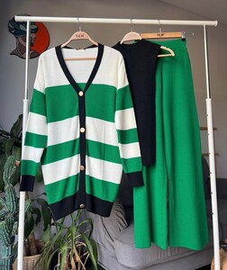 NEYS ÇİZGİLİ TRİKO ÜÇLÜ TAKIM C4--8071-54-BENETTON - 