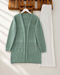 NOALS İŞLEMELİ DOKUMA HIRKA-8210-08-MİNT - 