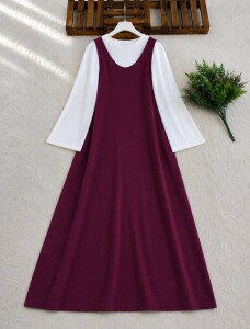 NUFDI İÇLİK VE JİLE TAKIM 2449-04-BORDO - 