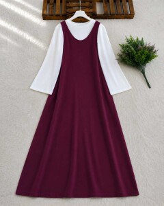 NUFDI İÇLİK VE JİLE TAKIM B9-1-2449-04-BORDO - 