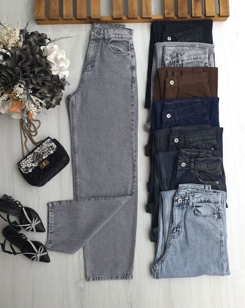 OLDEG BAGİ KOT PANTOLON 6087-26-GRİ - 1