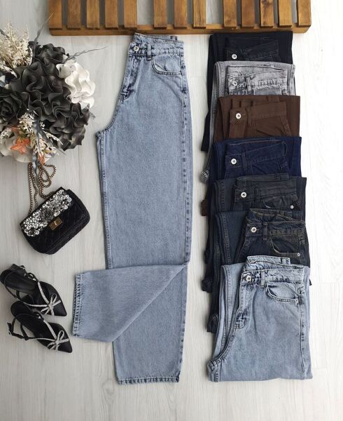 OLDEG BAGİ KOT PANTOLON 6087-56-AÇIK KOT - 1