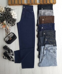 OLDEG BAGİ KOT PANTOLON 6087-57-KOYU KOT - 