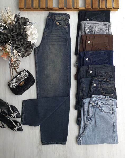 OLDEG BAGİ KOT PANTOLON B10-1-6087-95-ESKİTME MAVİ - 1