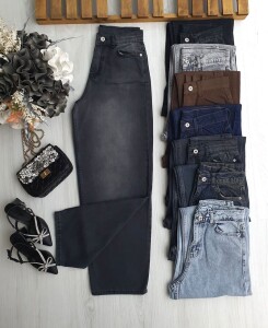 OLDEG BAGİ KOT PANTOLON 6087-96-KOYU GRİ - 