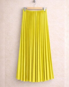 OVSA SIKI PİLİSELİ BELİ LASTİKLİ ETEK C12-6037-70-YAĞ YEŞİLİ - 1