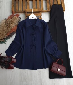 OVSEN ÖNÜ AÇIK BAĞCIKLI TUNİK B3-6 5677-12-LACİVERT - 1