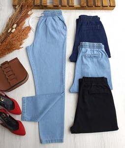 OYA FLETO CEP BELİ LASTİKLİ BAĞCIKLI KOT-A5-5- 6042-56-AÇIK KOT - 