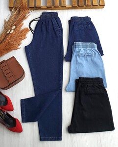 OYA FLETO CEP BELİ LASTİKLİ BAĞCIKLI KOT A5-5- 6042-57-KOYU KOT - 