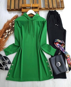 PALN ÇITÇIT DÜĞMELİ SALAŞ TUNİK A10-1-5264-54-BENETTON - 