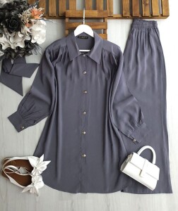 PEHDA OMUZ DİKİŞLİ GENİŞ KUKAŞLI CUPRA İKİLİ TAKIM A10-2-1633-26-GRİ - 1