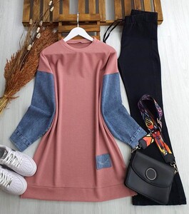 TESA TAŞLI KOT ARMALI KOLU KOT TUNİK B11-3-5379-16-GÜL - 