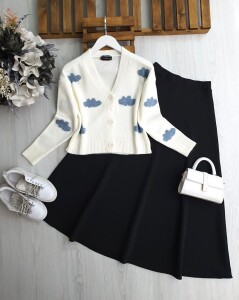 WALHA BULUT NAKIŞLI YUMOŞ HIRKA 8183-20-BEYAZ - 