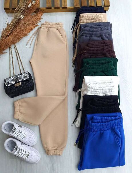 ZUNA BEL VE PAÇA LASTİKLİ ŞARDONLU ÜÇ İPLİK EŞOFMAN C7-6053-34-BEJ - 1